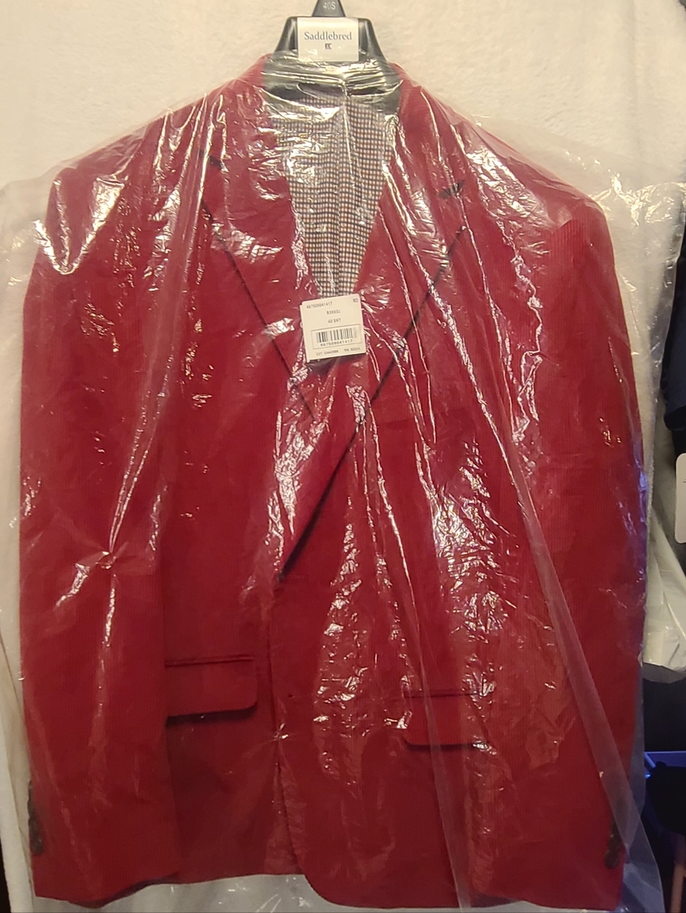 Red Men's Blazer Jacket - Saddlebred Brand